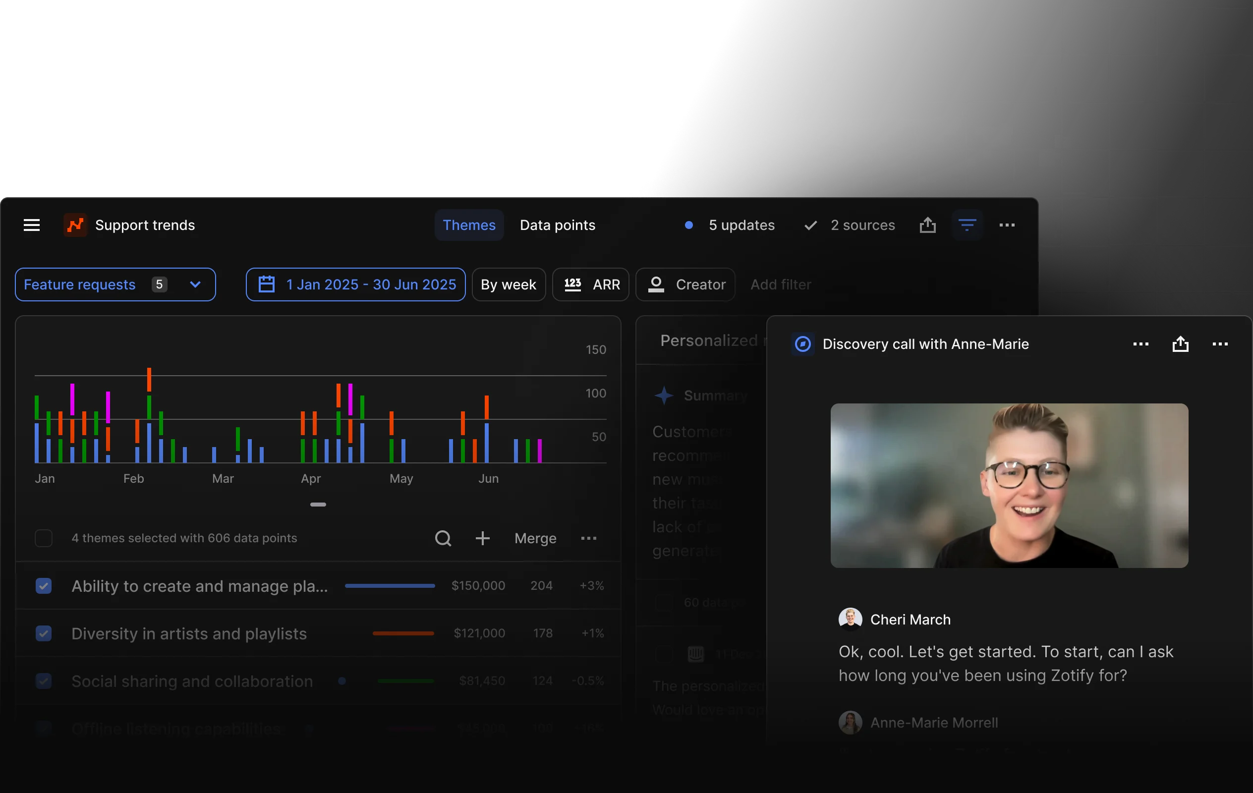 OCSEE’s AI centralizes and analyzes your customer data to pinpoint the work that drives usage and revenue, so your team can build with confidence.