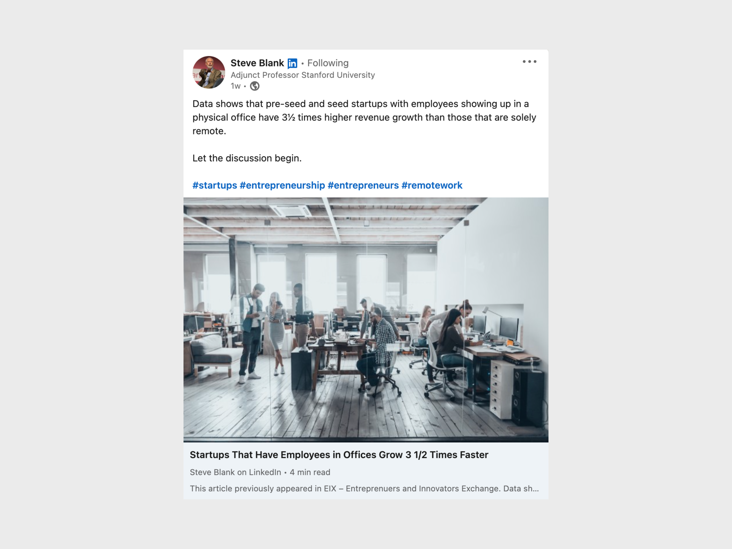 Source: LinkedIn.