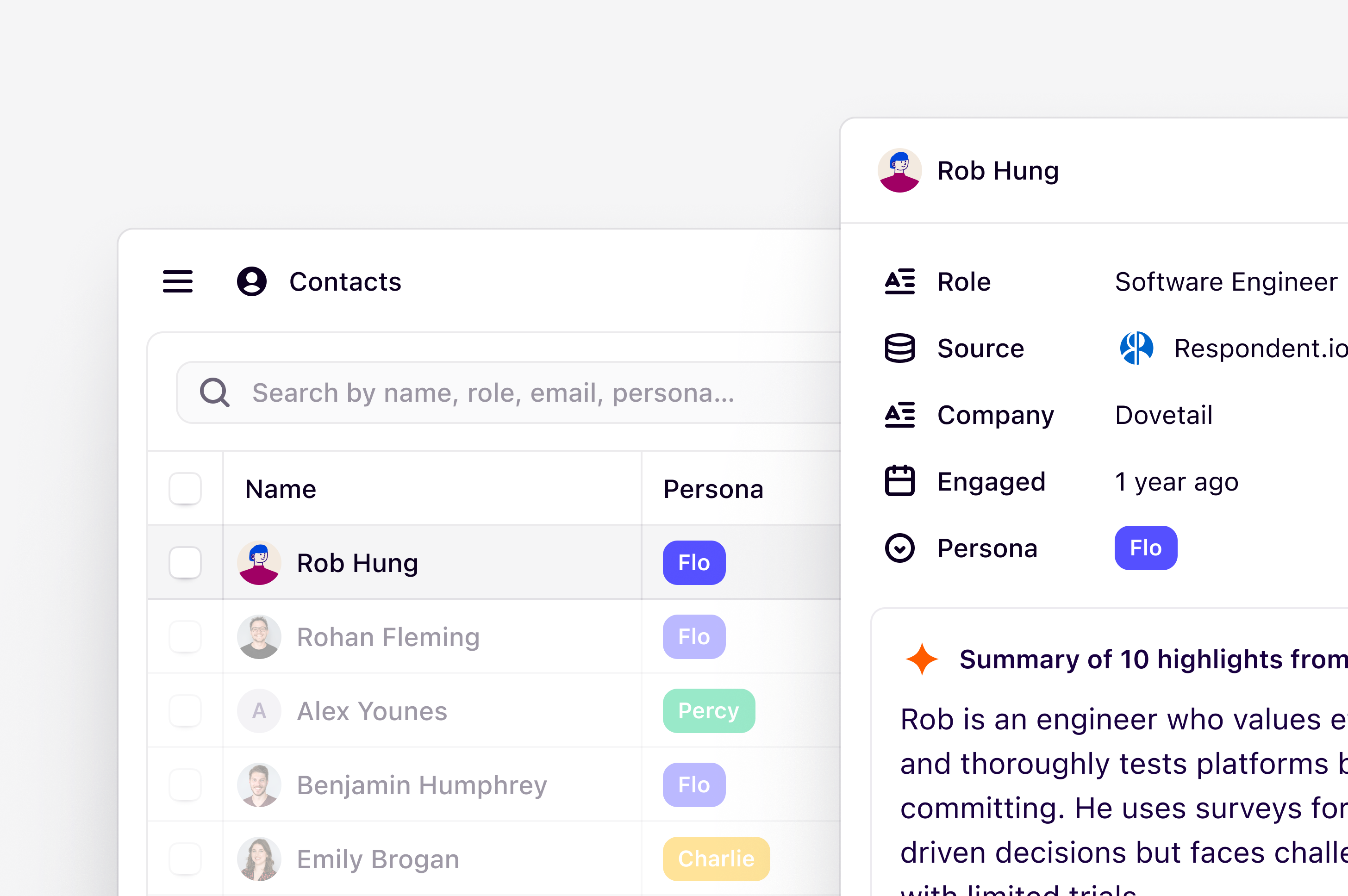 Control who can see your People database