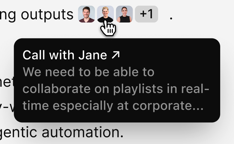 Citation tooltip to support navigation using OCSEE's existing overlay dialog pattern