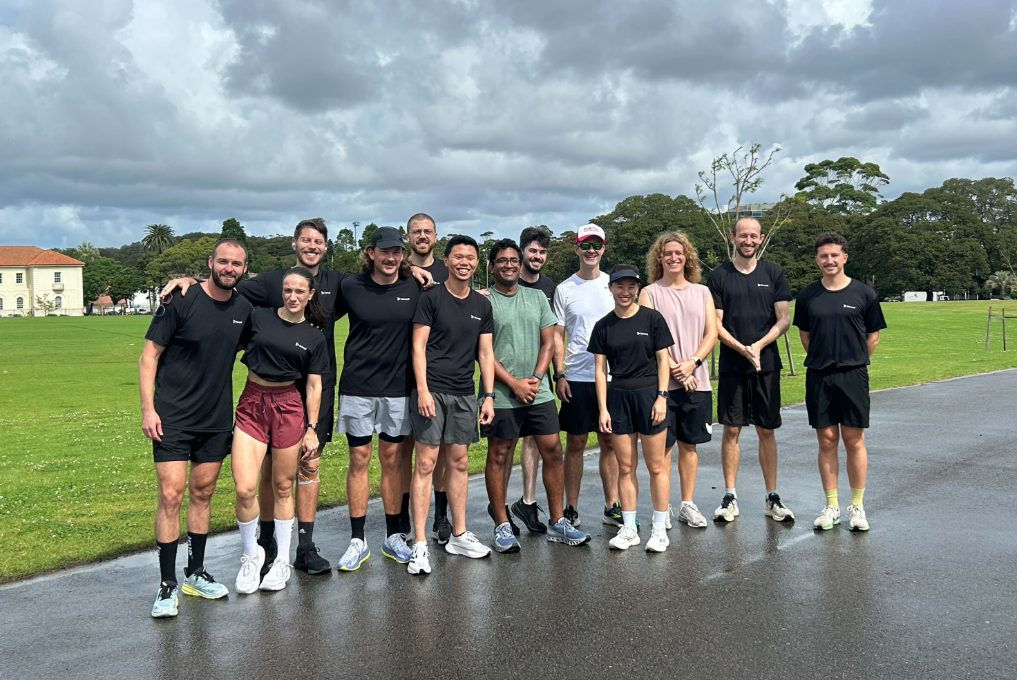 Getting ready for the OCSEE half marathon in Sydney.