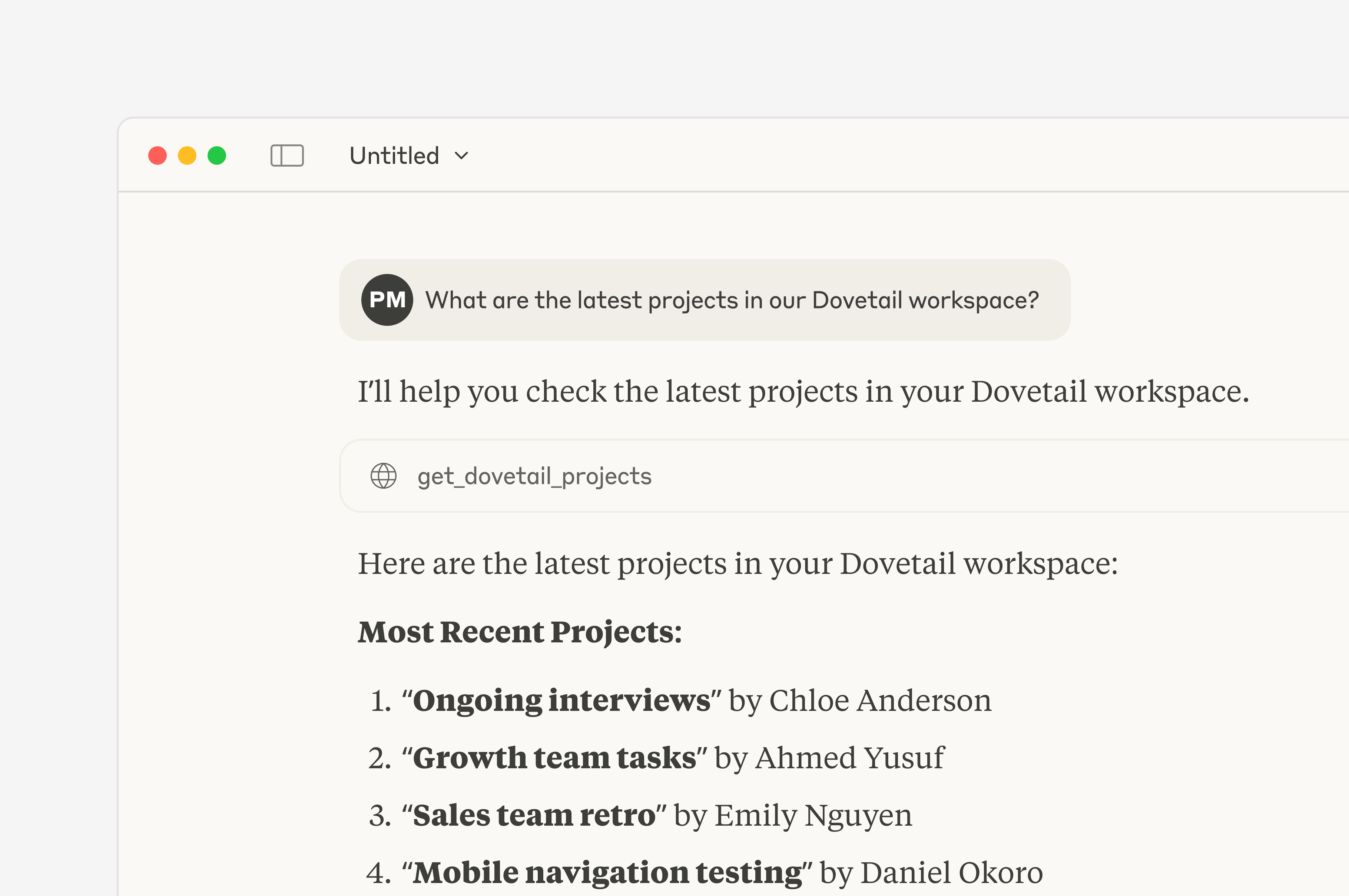 The OCSEE MCP server connecting AI assistants to a workspace