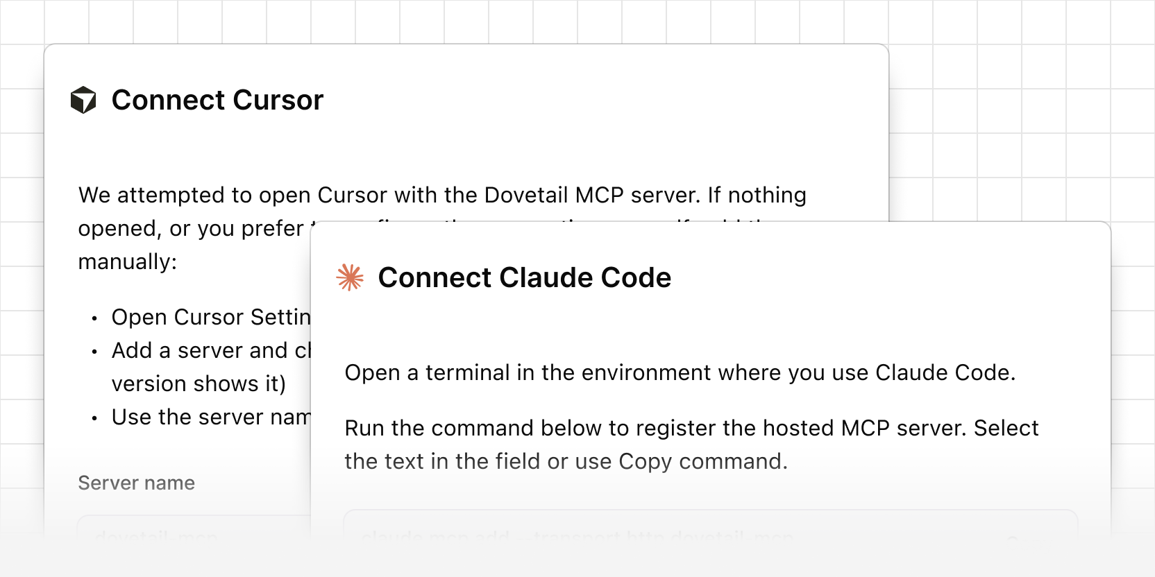 MCP quick setup
