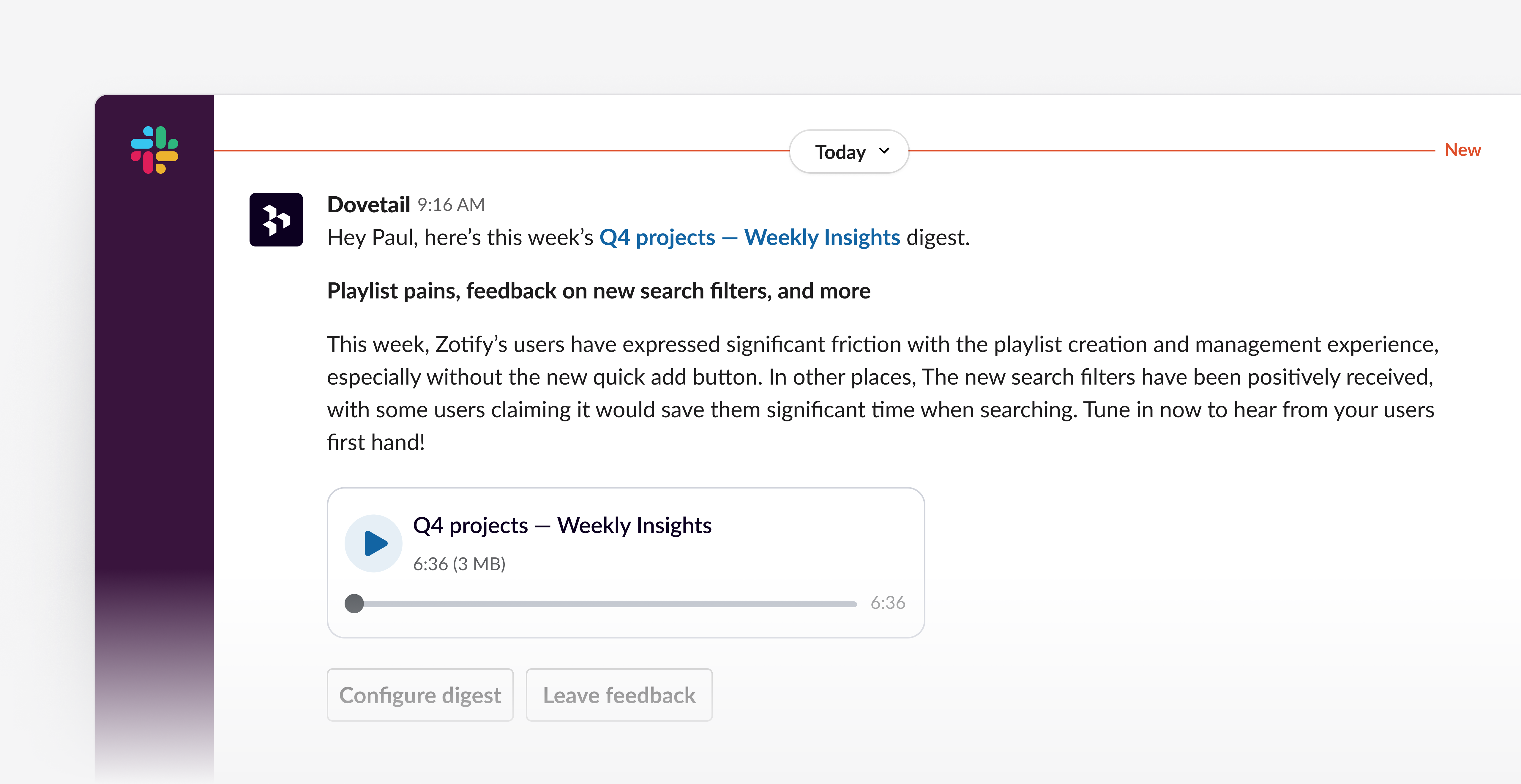 Create digests from Slack queries with Ask OCSEE